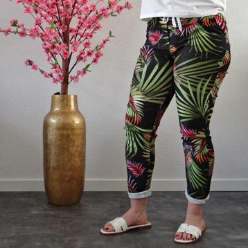 Broek Jungleprint Zwart