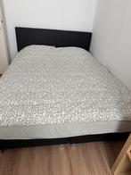 Twee persoons bed met matras 160x 200, Overige materialen, Gebruikt, Zwart, Tweepersoons