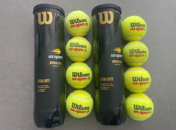 WILSON TENNISBALLEN – 2 sets van 4 Mint Condition beschikbaar voor biedingen