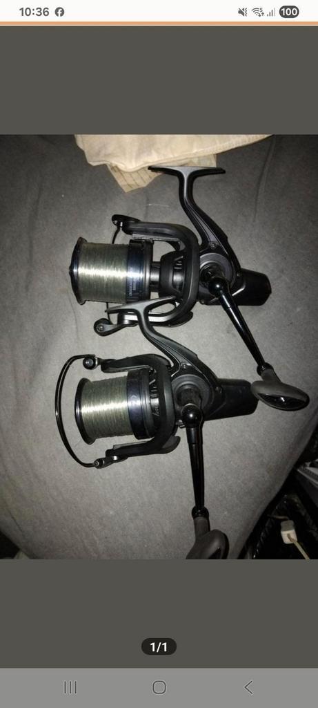 Te koop zgn molens big Daiwa, Watersport en Boten, Hengelsport | Karpervissen, Zo goed als nieuw, Molen, Ophalen of Verzenden