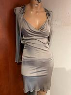 ROBERTO CAVALLI jurk met kralen maat S it 42 origineel ZGAN, Beige, U, Ophalen of Verzenden, Zo goed als nieuw