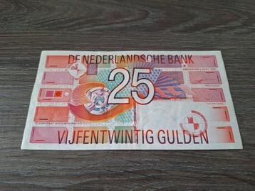 Biljet 25 gulden Roodborstje, 1989 beschikbaar voor biedingen