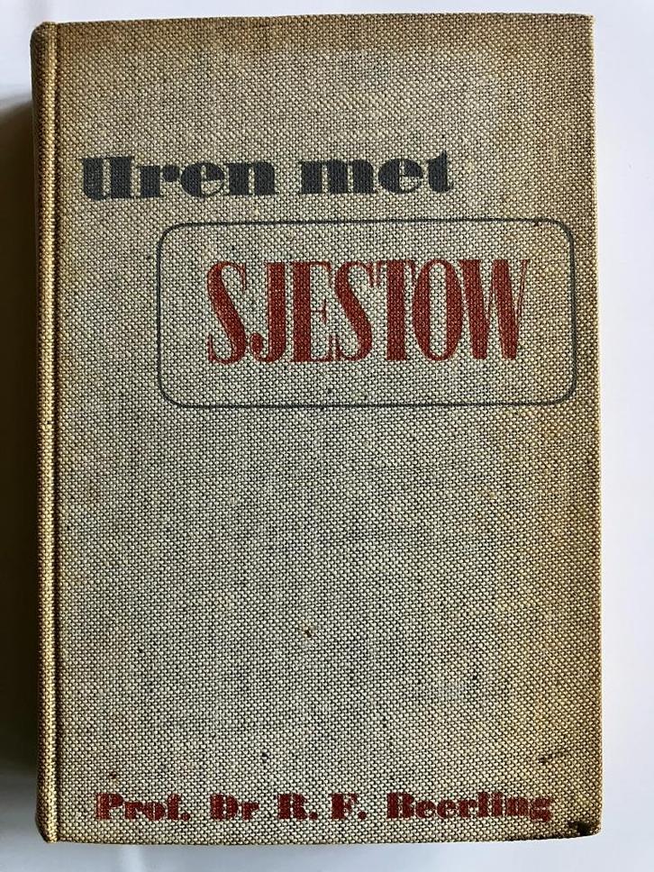 UREN MET SJESTOV., Boeken, Literatuur, Zo goed als nieuw, Ophalen of Verzenden