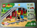 LEGO duplo treinrails en brug, Ophalen of Verzenden, Zo goed als nieuw, Duplo