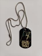 5.- Nieuw! Star Wars Darth Vader ketting Dog Tag, Ophalen, Gebruikt, Zilver, Overige voorstellingen