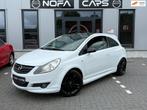 Opel Corsa 1.2-16V|Limited Edition|Airco|cruise|half leer, Voorwielaandrijving, Gebruikt, Met garantie (alle), Leder en Stof