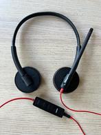 Plantronics headset met hoes, Computers en Software, Headsets, Plantronics, On-ear, Ophalen of Verzenden, Zo goed als nieuw