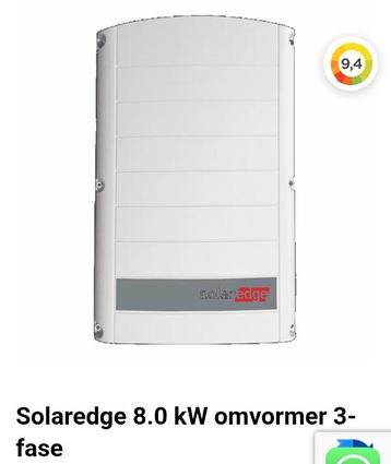SolarEdge omvormer 8.0 kw 3 fase €575 beschikbaar voor biedingen