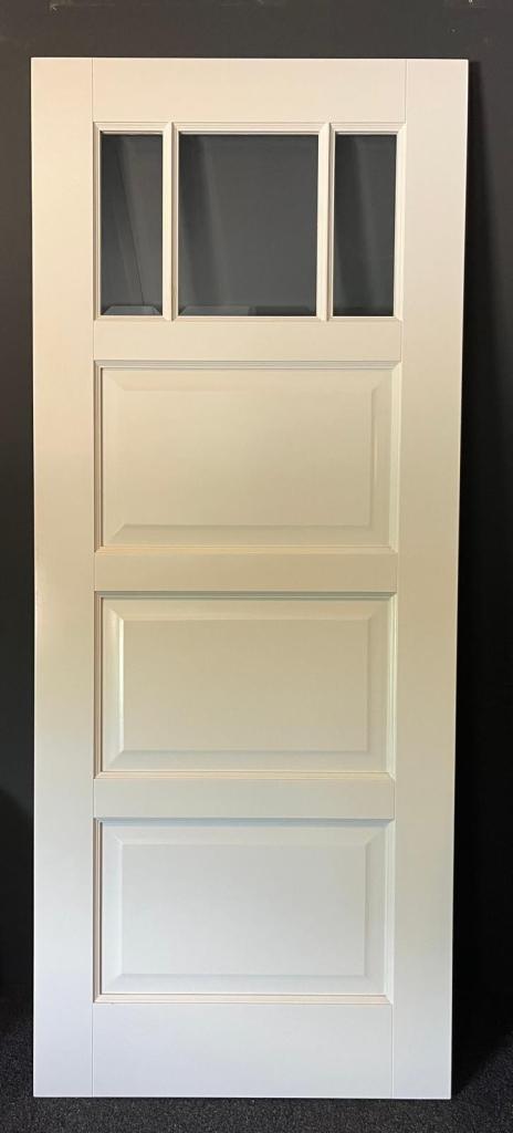 Binnendeur met vakverdeling, bovenzijde voorzien van glas, Doe-het-zelf en Verbouw, Deuren en Horren, Zo goed als nieuw, Binnendeur