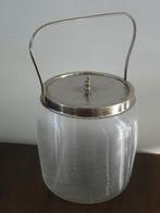Art nouveau koekjespot Fries draadglas pot met hengsel glas, Ophalen of Verzenden