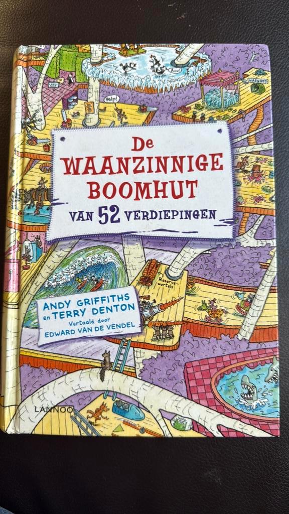 Andy Griffiths - De waanzinnige boomhut van 52 verdiepingen, Boeken, Kinderboeken | Jeugd | onder 10 jaar, Zo goed als nieuw, Fictie algemeen