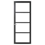 Zwarte binnendeur opdek 880x2115 nieuw, Nieuw, Glas, 80 tot 100 cm, Ophalen