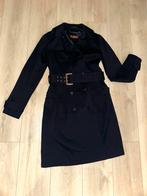 MAX MARA STUDIO Trenchcoat - Maat 38 - Donkerblauw, Ophalen of Verzenden, Gedragen, Maat 38/40 (M), Blauw