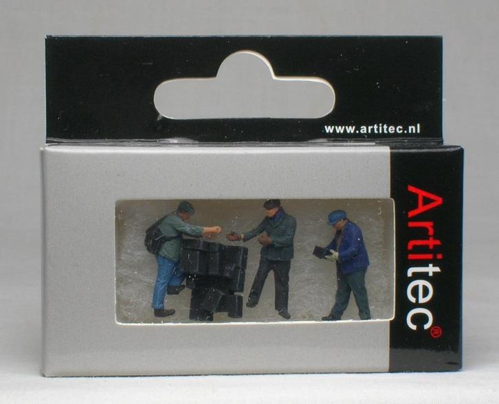 Artitec: 3 spoorweg arbeiders - B., Hobby en Vrije tijd, Modeltreinen | H0, Nieuw, Brug, Tunnel of Gebouw, Gelijkstroom of Wisselstroom