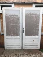 Hardhouten Tuindeuren - 93x211,5cm per deur, Doe-het-zelf en Verbouw, Ophalen, Gebruikt, 80 tot 100 cm, Buitendeur
