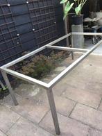 Frame voor tuintafel., Tuin en Terras, Ophalen, Gebruikt, Rechthoekig, Rvs