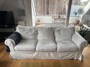 Gratis Ikea EKTORP 3-zitsbank - Witte hoes - afbeelding 2