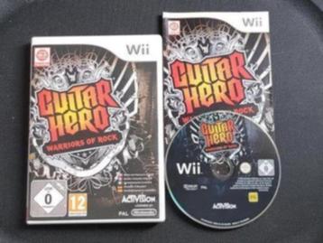 OPRUİMEN | Wii | Guitar Hero Warriors of Rock beschikbaar voor biedingen