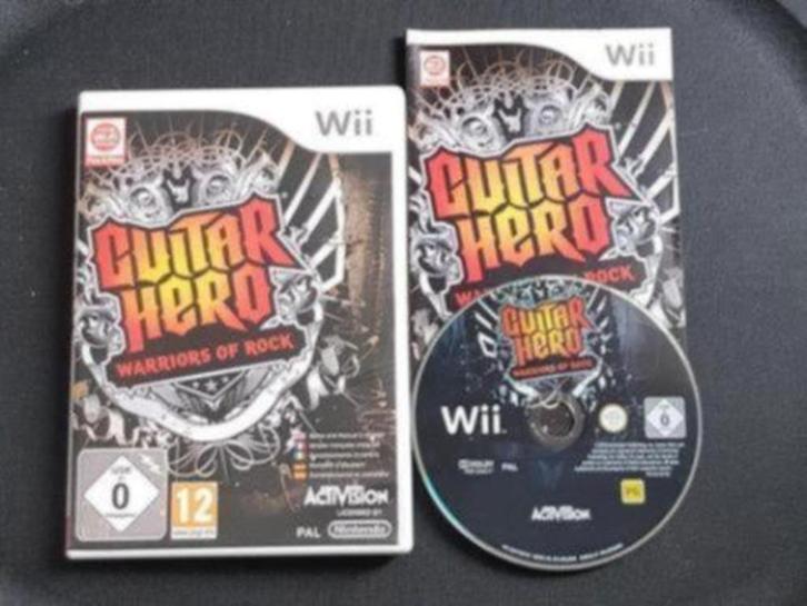 OPRUİMEN | Wii | Guitar Hero Warriors of Rock, Spelcomputers en Games, Games | Nintendo Wii, Gebruikt, Muziek, 1 speler, Vanaf 12 jaar