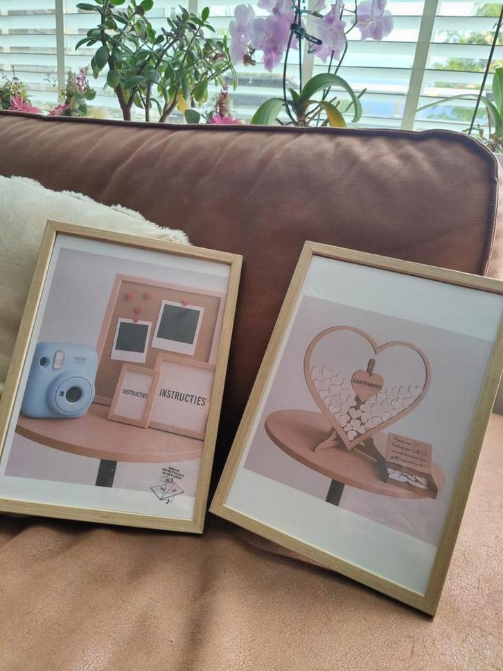 Fotolijsten A4 - Instructie & Gastenboek, Huis en Inrichting, Woonaccessoires | Lijsten, Zo goed als nieuw, Minder dan 50 cm, Minder dan 50 cm