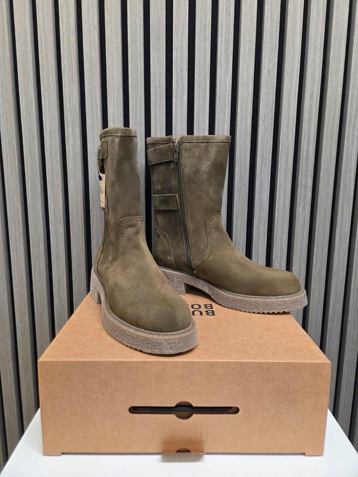 BullBoxer Laarzen Maat 40, Kleding | Dames, Schoenen, Nieuw, Lage of Enkellaarzen, Groen, Ophalen of Verzenden