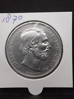 Rijksdaalder 1870 koning Willem III, Koning Willem III, Zilver, Ophalen of Verzenden, Losse munt