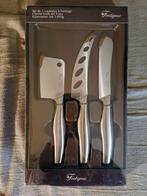 Fontignac Kaasmessen set van 3 - KN0190, Ophalen of Verzenden, Nieuw, Rvs of Chroom, Vaatwasserbestendig