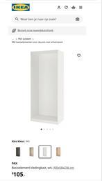 NIEUW Ikea PAX Kast 100x58x236 - 50x58x236 en aanbouwdeel, Ophalen, Met plank(en), Kunststof, 200 cm of meer