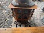 Dovre Houtkachel met eikenhouten schouw balk, Ophalen of Verzenden, Gebruikt, Hout, Houtkachel