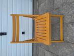 Set van 2 Houten klapstoelen, Antiek en Kunst, Antiek | Meubels | Stoelen en Banken, Ophalen