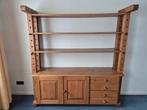 Antieke Eikenhouten kaas (boeken) kast, Gebruikt, 150 tot 200 cm, Eikenhout, 150 tot 200 cm