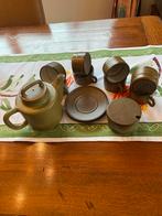 Lucie Q Bakker theeservies onderdelen Quirina, schorsgroen, Ophalen of Verzenden