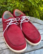 Mooie Rode Suede heren schoenen maat 14, Overige kleuren, Ophalen of Verzenden, Gedragen, Veterschoenen