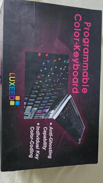 Luxeed U5 LED Keyboard Zwart en wit 6x! beschikbaar voor biedingen