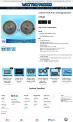 Audison VOCE AV 3.0 midrange speakers / Auto luidsprekers, Gebruikt, ., Ophalen of Verzenden, .