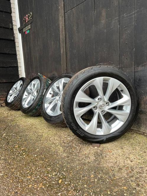 Originele Opel crossland X velgen 4x108 zomer set 17 inch, Auto-onderdelen, Banden en Velgen, Banden en Velgen, Zomerbanden, 17 inch