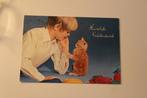 Katten Postkaart - Kitten zittend op Achterbenen, Jonge, Gelopen, 1960 tot 1980, Verzenden, Hond of Kat