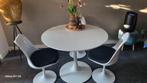 Eero saarinen lookalike eethoek eettafel 3 stoelen retro, Huis en Inrichting, Tafels | Eettafels, Ophalen, Gebruikt, Rechthoekig