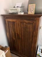 Computerkast, bruin, heeft wat liefde nodig., Ophalen, Gebruikt, 70 tot 120 cm, 40 tot 80 cm