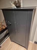 Woood Gijs Boerenkast - Zwart Grenen, Ophalen of Verzenden, 25 tot 50 cm, 50 tot 100 cm