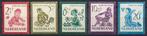 Nederland NVPH nr 563/7 ongebruikt Kinderpostzegels 1950, Postzegels en Munten, Postzegels | Nederland, Verzenden, Na 1940, Postfris