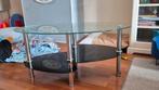 Salon tafel glas, Ophalen, Glas, Zo goed als nieuw, 25 tot 50 cm