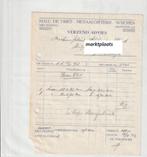 WIJCHEN metaalgieterij Halc. de Vries factuur 1952, Ophalen of Verzenden, Gebruikt, Overige typen