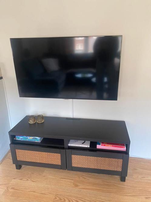 Tv meubel rotan, Huis en Inrichting, Kasten | Televisiemeubels, Zo goed als nieuw, Minder dan 100 cm, 25 tot 50 cm, Ophalen
