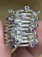 Robuuste zilveren vintagering, Sieraden, Tassen en Uiterlijk, Ringen, Ophalen of Verzenden