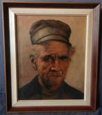 Olieverf op doek Katwijker visser Jeanne van Hall Brandsma, Antiek en Kunst, Ophalen of Verzenden
