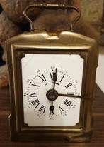 Franse (Deposee) Officiers pendule/reisklok met wekker., Antiek en Kunst, Ophalen of Verzenden