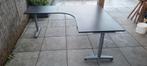 IKEA Hoekbureau Zwart/Bruin 160cm x 200cm, Huis en Inrichting, Bureaus, Ophalen, Gebruikt, Bureau