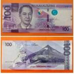 Philippines 100 Piso 2020 P-225 Unc, Postzegels en Munten, Bankbiljetten | Azië, Los biljet, Zuidoost-Azië, Verzenden