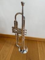 Trompet Courtois, Muziek en Instrumenten, Blaasinstrumenten | Trompetten, Gebruikt, Ophalen of Verzenden, Bes-trompet